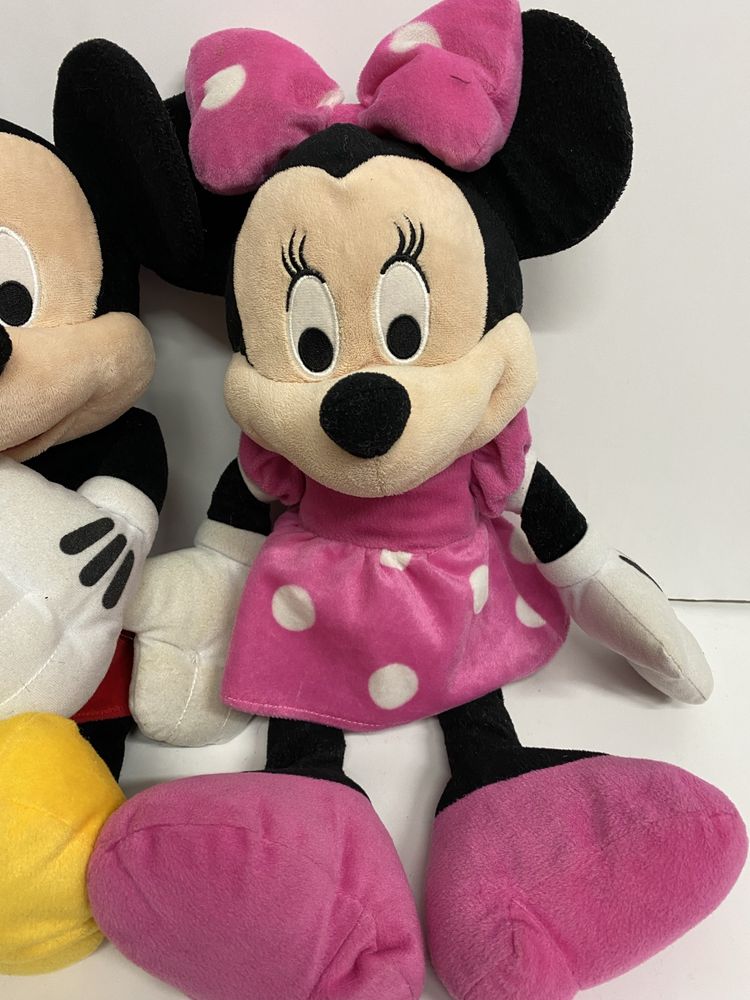 MICKEY si MINNIE Mouse lot 2 jucării din pluș 40-45 cm