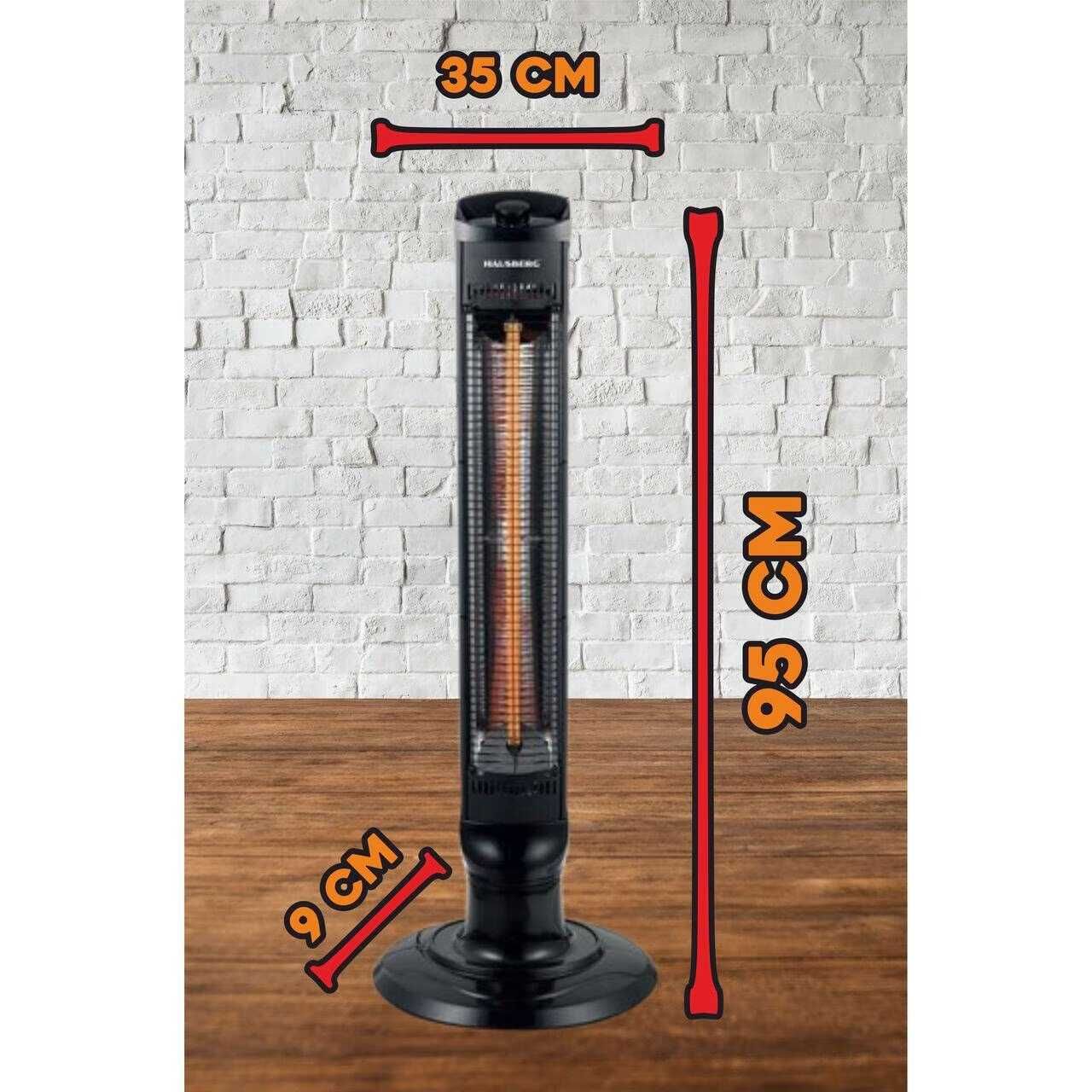 Инфрачервена печка тип кула Hausberg HB-8561NG, 1000W