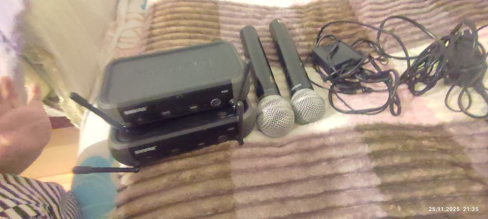Микрофон SHURE 2 штука б/у
