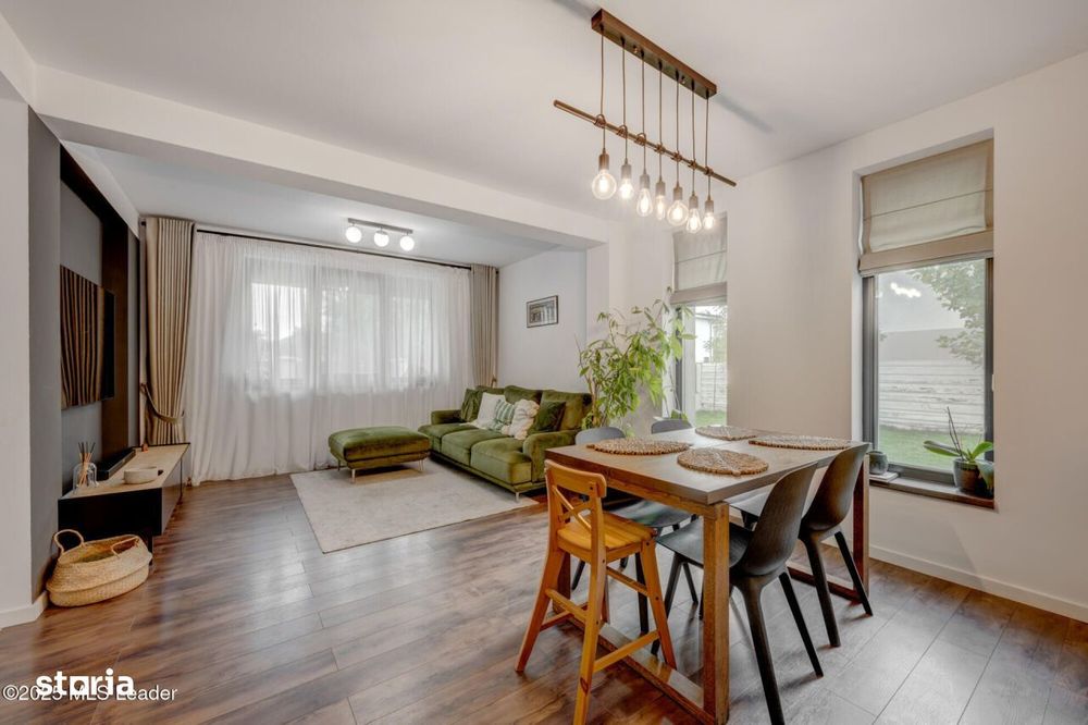 Casă modernă 4 camere,141m, living generos, curte verde, Tunari