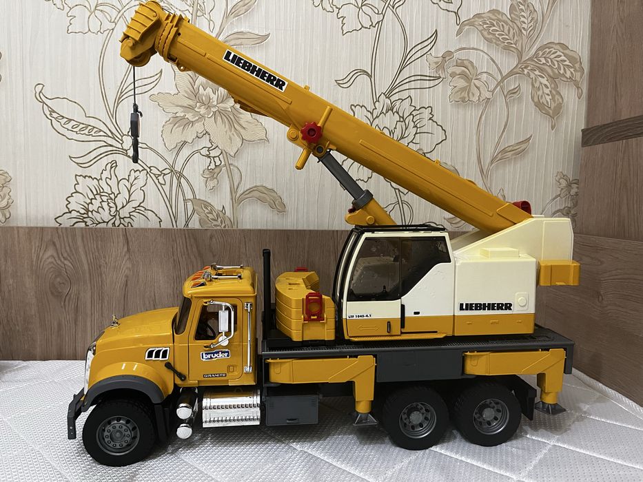 Брудер/Bruder/Машинка детская большая автокран/подарок на новый год