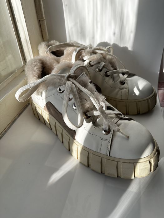 Теплые зимние кеды