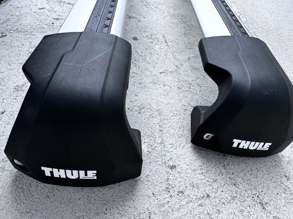 Vand bare transversale THULE WING BAR EVO + kit prindere şine flush