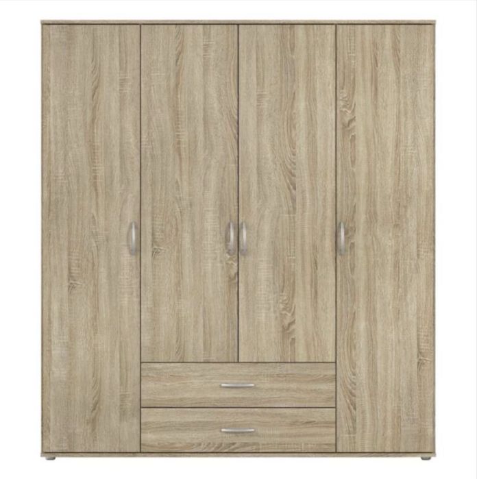 Четирикрилен гардероб туин от moemax