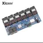Media Converter 6 Fiber Optic Ports PCBA