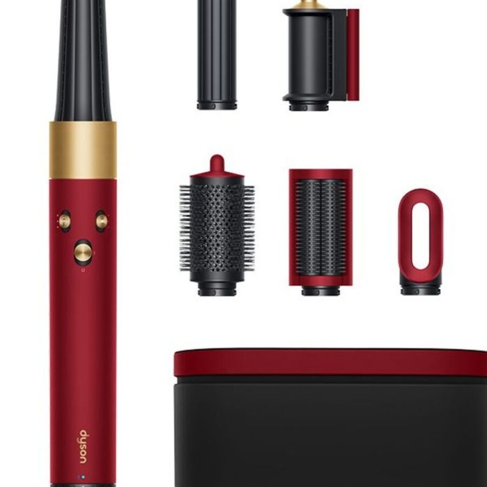 МуDyson Airwrap id Red Velvet в цвете красный бархат и золото