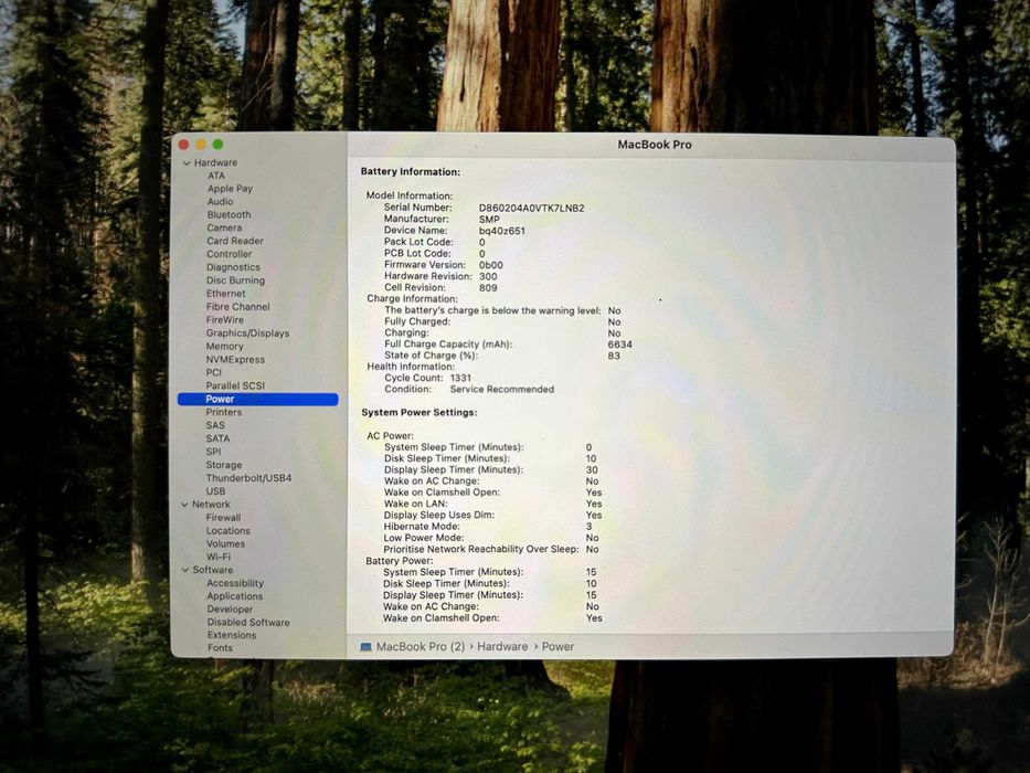 Продавам MacBook Pro 16" 2019 2.6GHz 6-Core i7/ 16GB RAM/ 512GB SSD