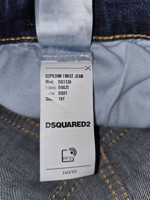 Dsquared2 D2P530M Twist Jean дънки, 175 см, размер 16Y
