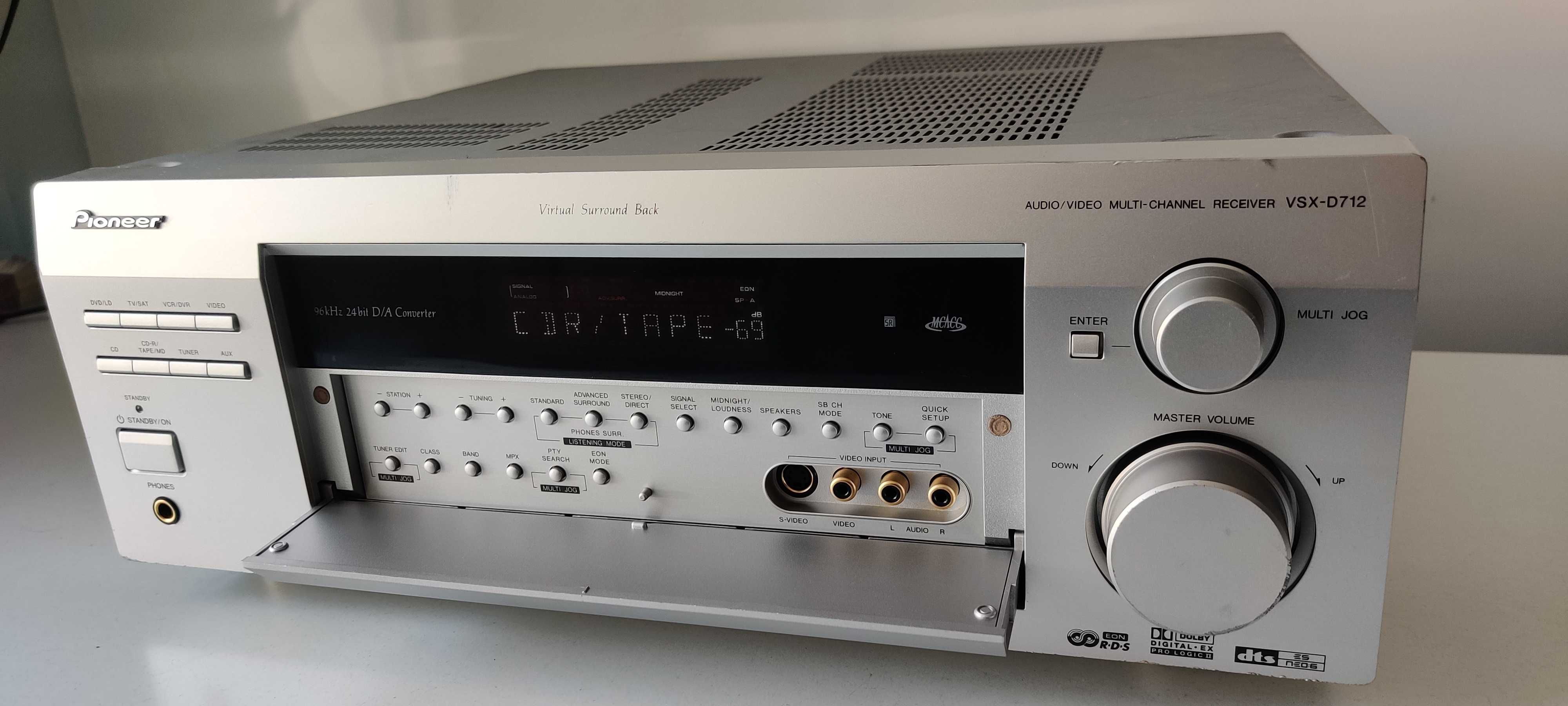 Pioneer VSX D712 muzica amplificator  filme muzica