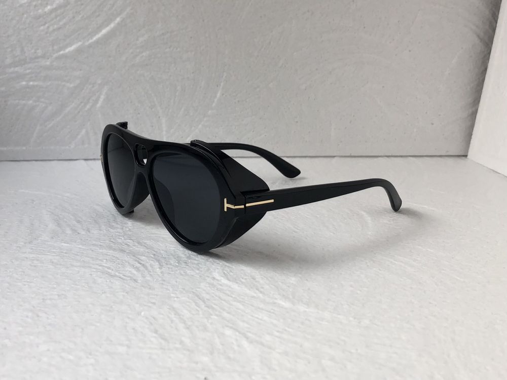 Tom Ford слънчеви очила авиатор черни прочрачни Дамски слънчеви очила