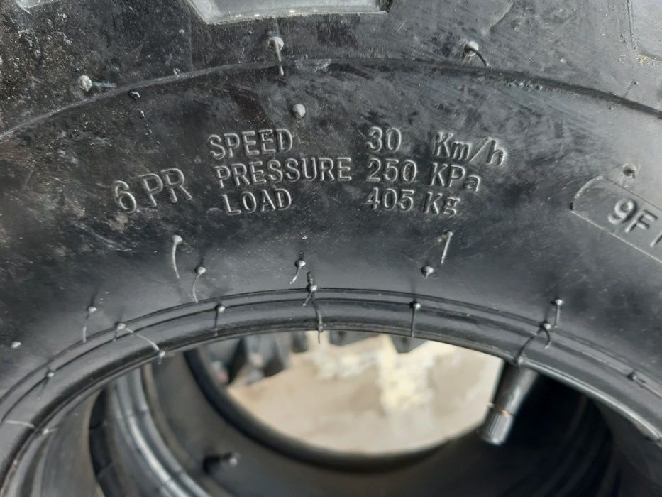 Bumper Hartvest Cauciucuri noi cu 6PR graose camera 6.00-12 TVA Inclus