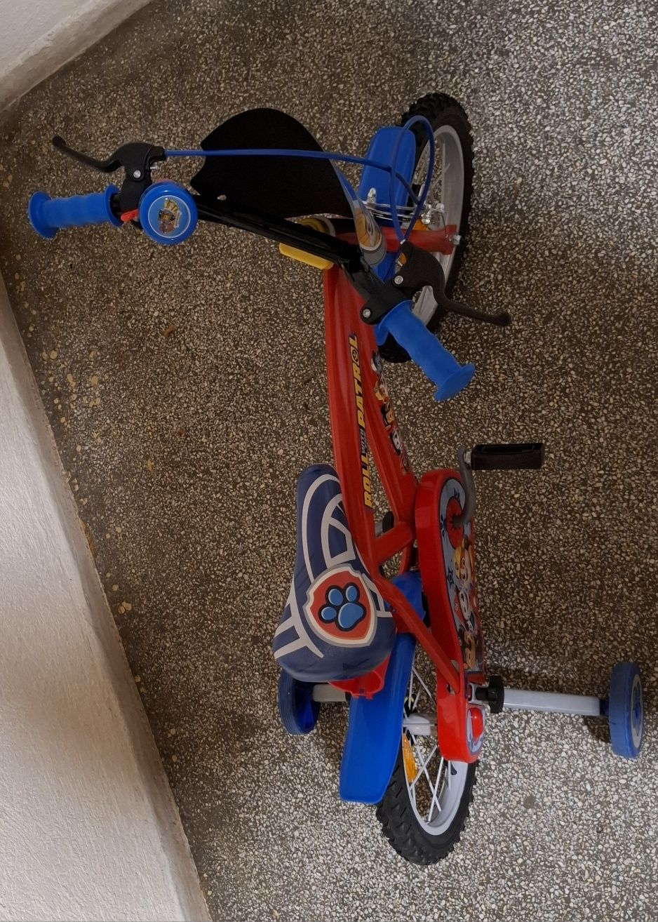 Bicicleta copii 14 inch, Patrula Catelusilor