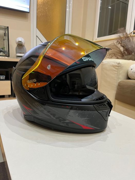 Каска SHARK D-skwal 3 + текстилен мото панталон RICHA Camargue Evo