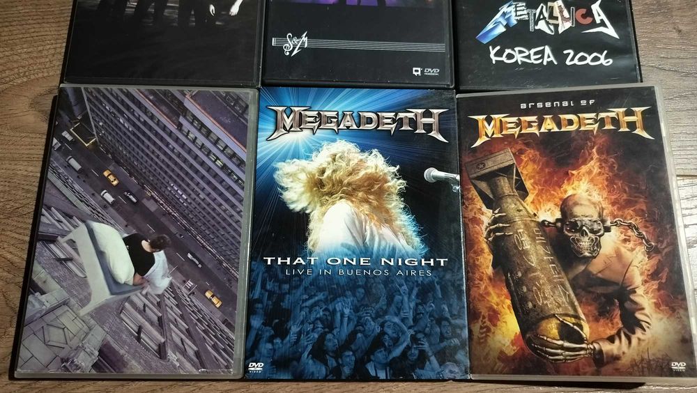 Lot Metallica / Megadeth DVD / CD Thrash Metal Live