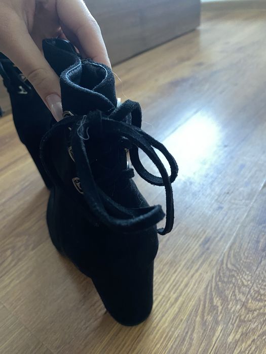 дамски черни боти