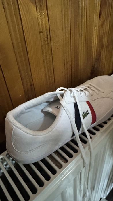 Бели кецове - Lacoste 42 естествена кожа