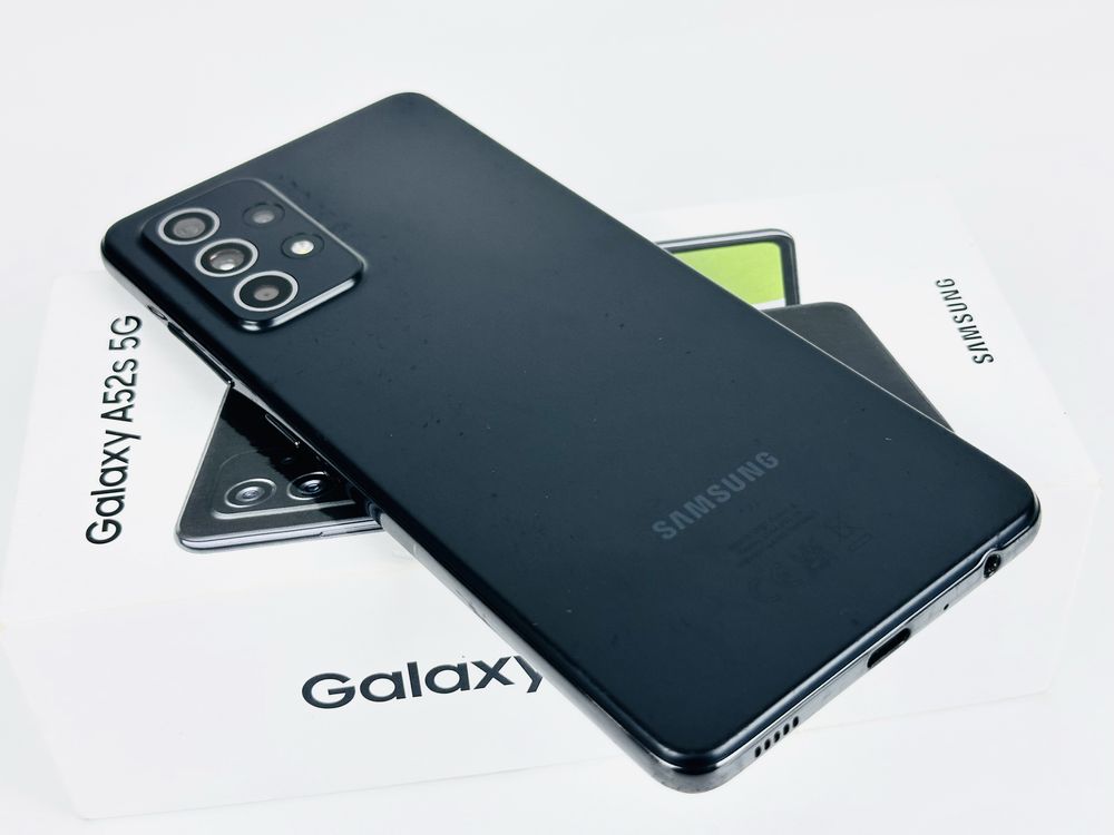 Samsung Galaxy A52S 5G 128GB 6RAM Black Отличен! Гаранция!