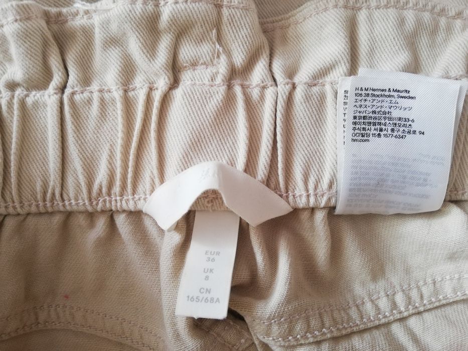 Pantaloni scurți bej talie înaltă H&M, Noi, S