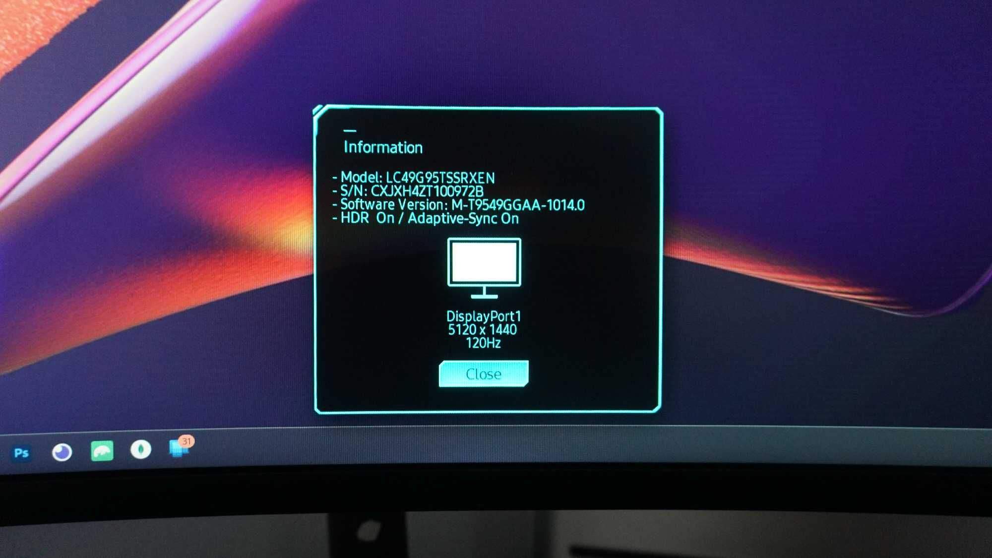 Monitor Gaming curbat LED VA SAMSUNG Odyssey G9 LC49G95TSSRXEN