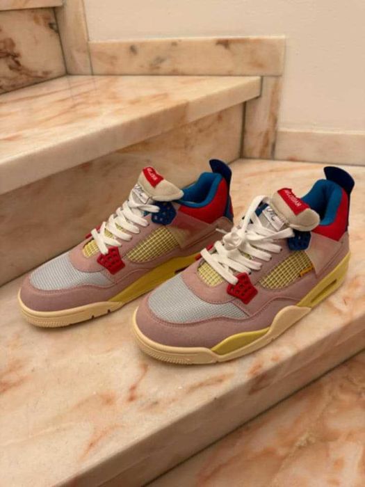 Air Jordan 4 Union LA x Retro Guava Ice SAMPLE Sneakers Pink обувки