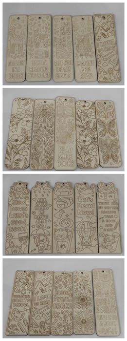 Semne de carte gravate laser, cadou pentru un iubitor de lectura