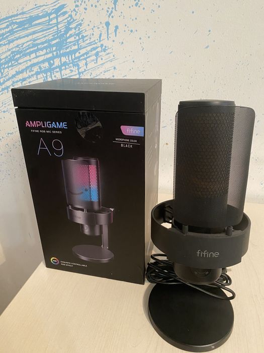 Продаю Микфрофон Fifine A9 в черном цвете