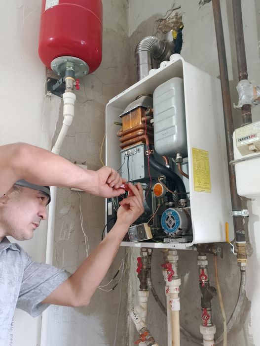 Ремонт газовых котлов. Газовый котёл жондеу.