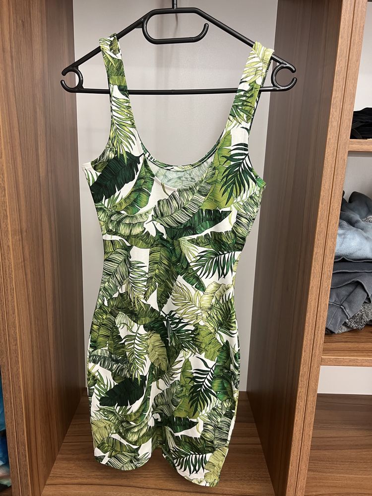 Rochie mini jungle print