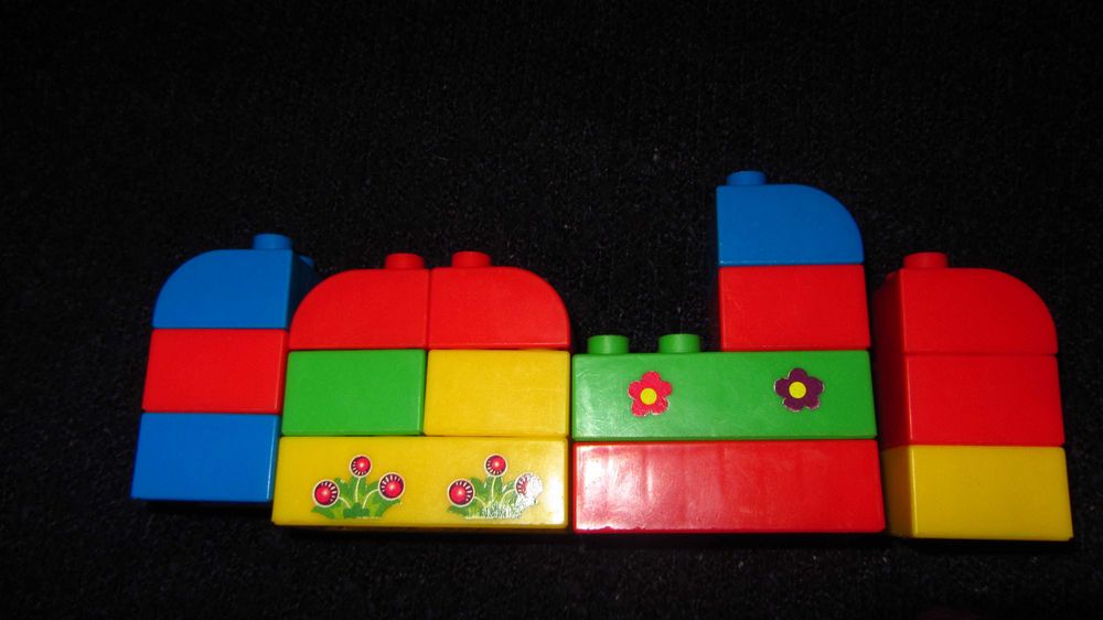 Mega bloks 15 части и човече, камион пожарна Fun time