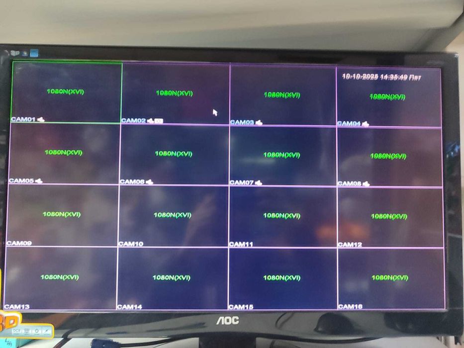 16 канальный Гибридный видеорегистратор (до 2 Мп) XMEYE, на 2 HDD