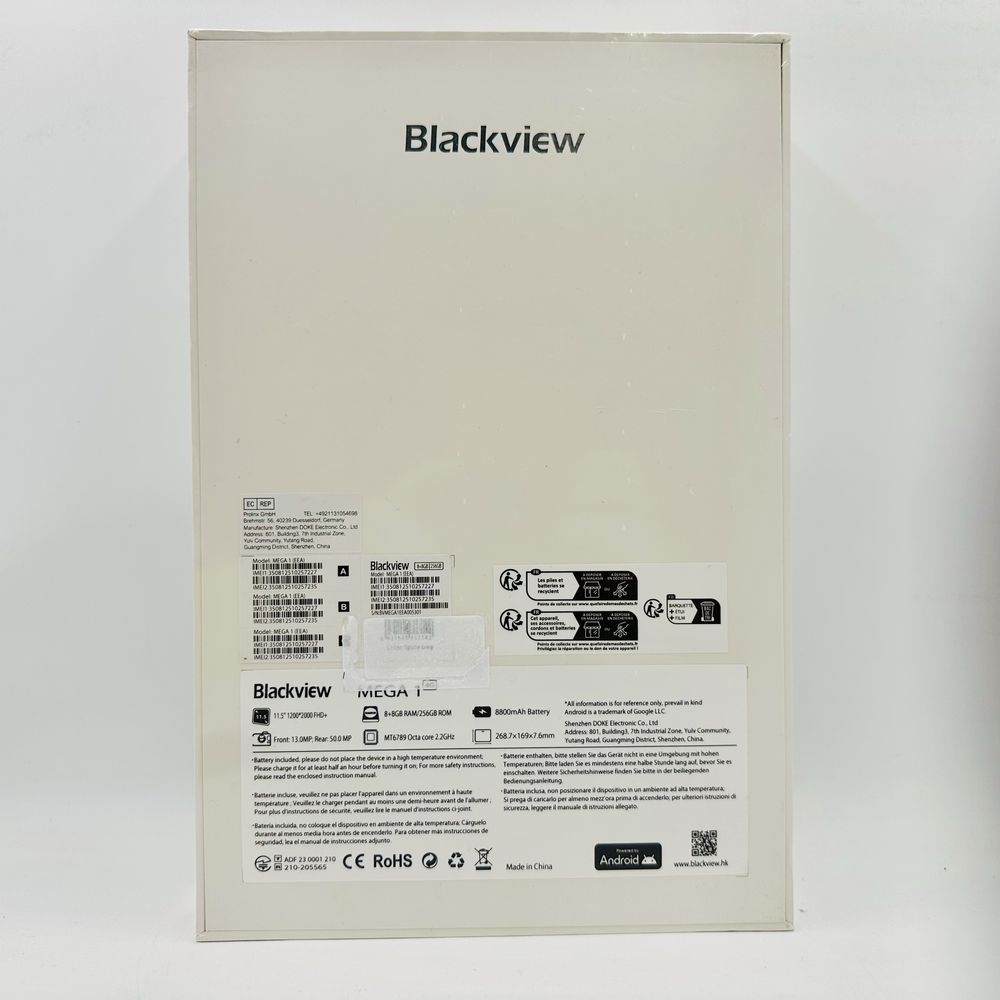 Tableta Blackview Mega 1 4G Space Grey 8+8GB RAM/256GB