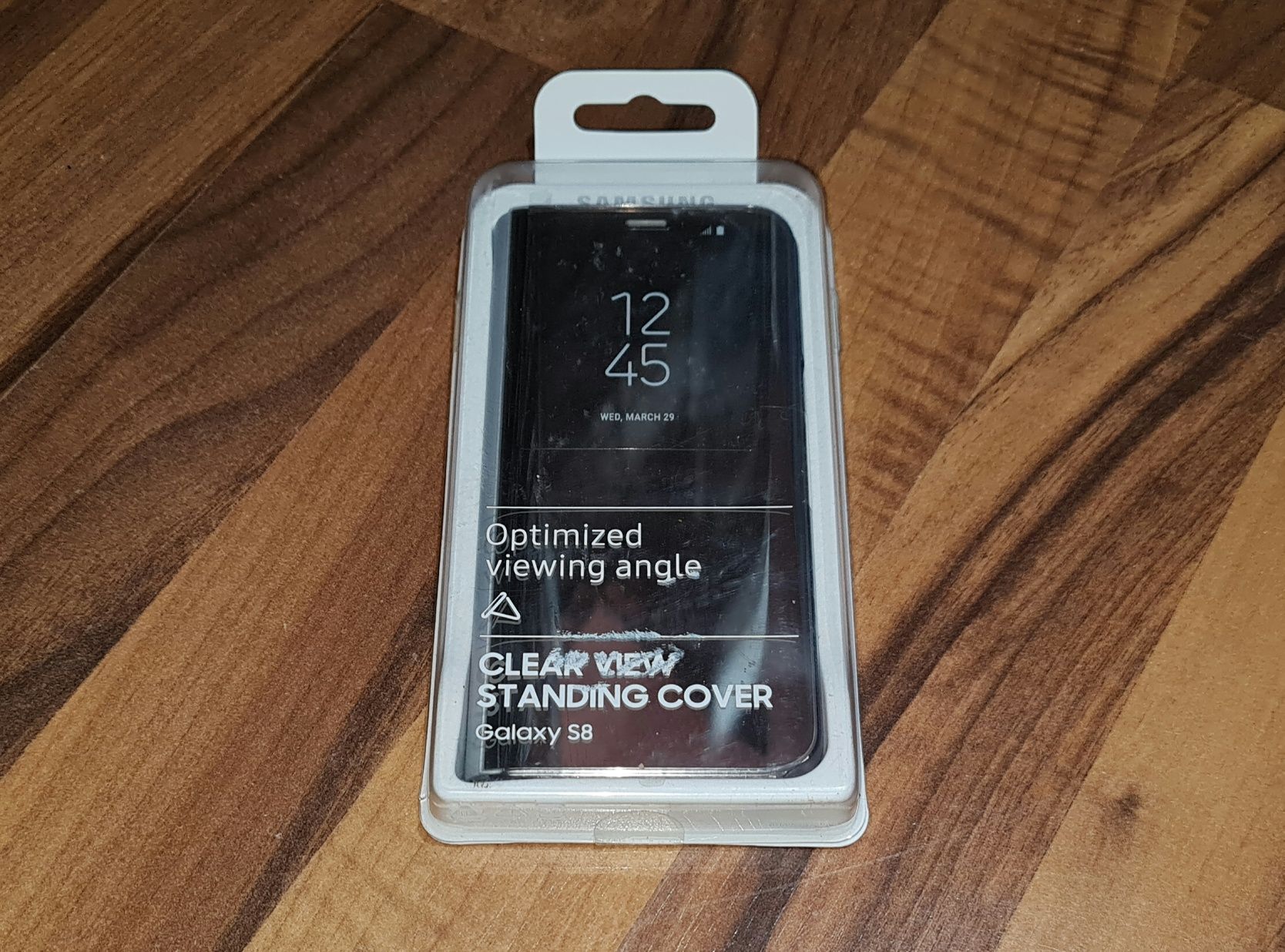 Husa smart activa originala Samsung Clear View Standing Cover S8 G950