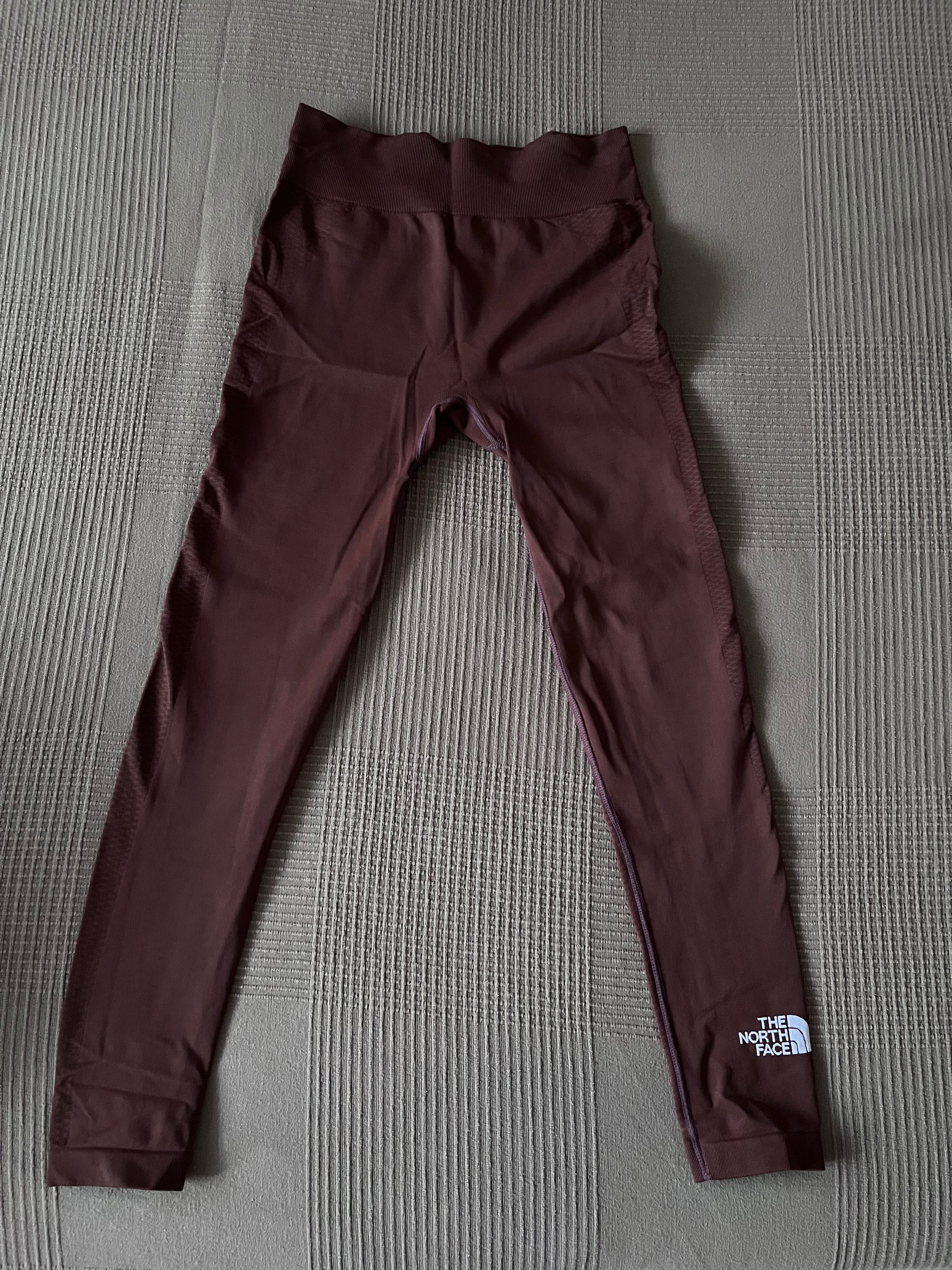 The North Face безшевен клин с висока талия в кафяво