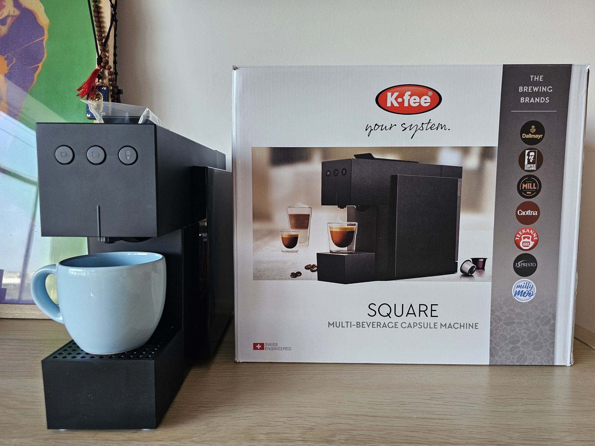Brand New K-Fee Square Coffee Machine – Capsule System for Espresso, T