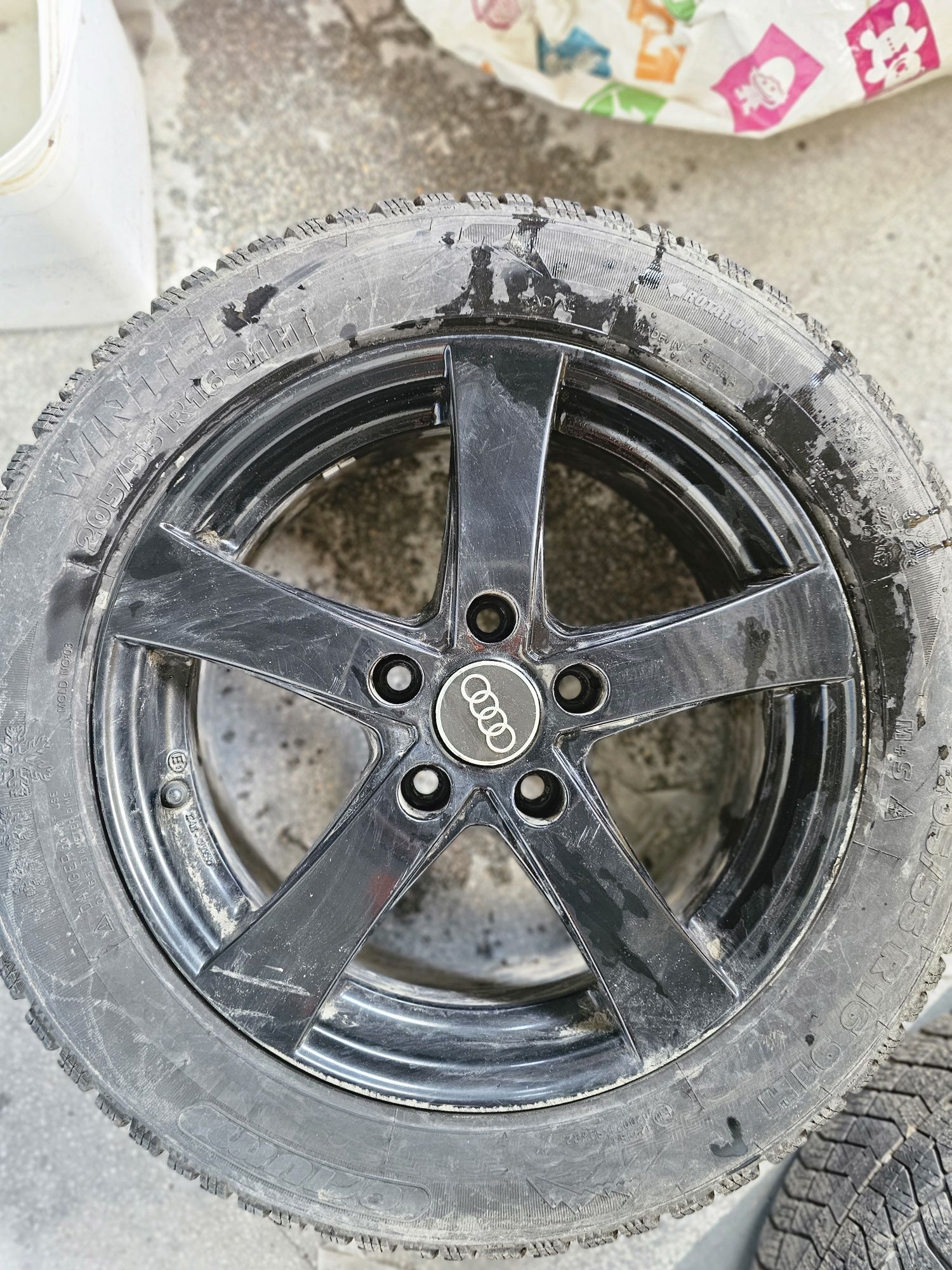 5х112 16ки със зимни гуми Audi Vw Seat Skoda