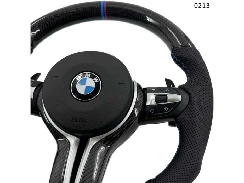 Volan sport carbon M pentru BMW Seria E 1 3 X1 X5 X6 E90 E70 E53