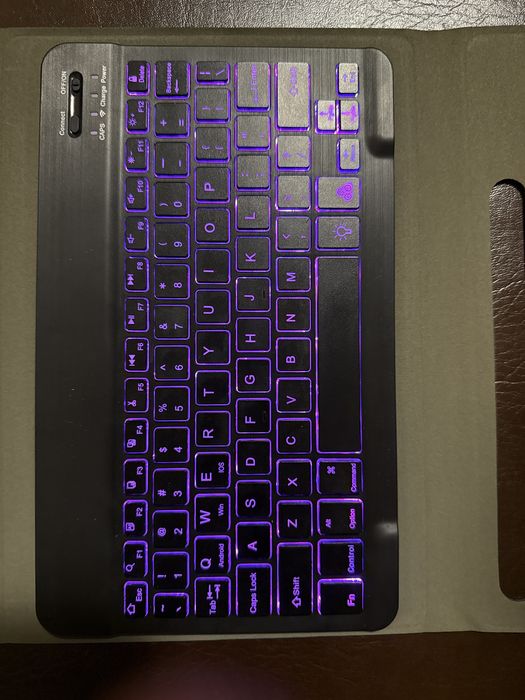 Husa Techsuit cu tastatura ilumitata rgb Samsung Tab S9