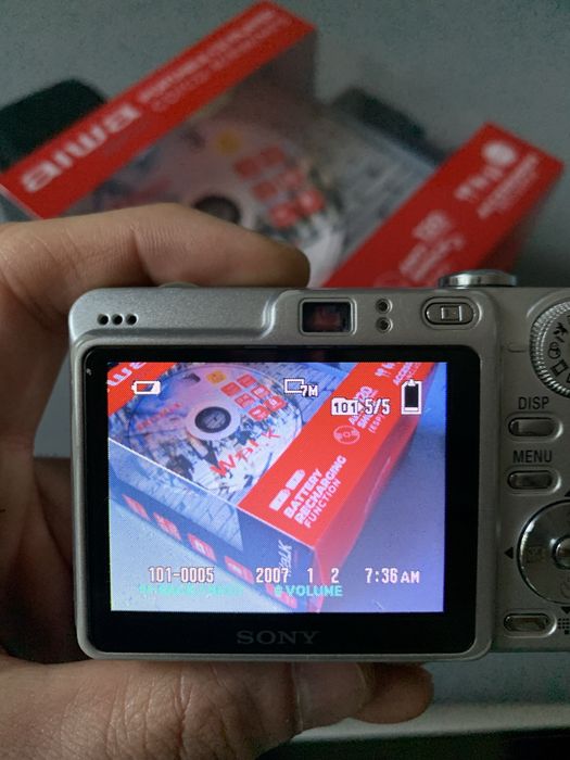 Aparat Foto Digital SONY Cyber-shot DSC-W55 Silver, Zeiss, Senzor CCC