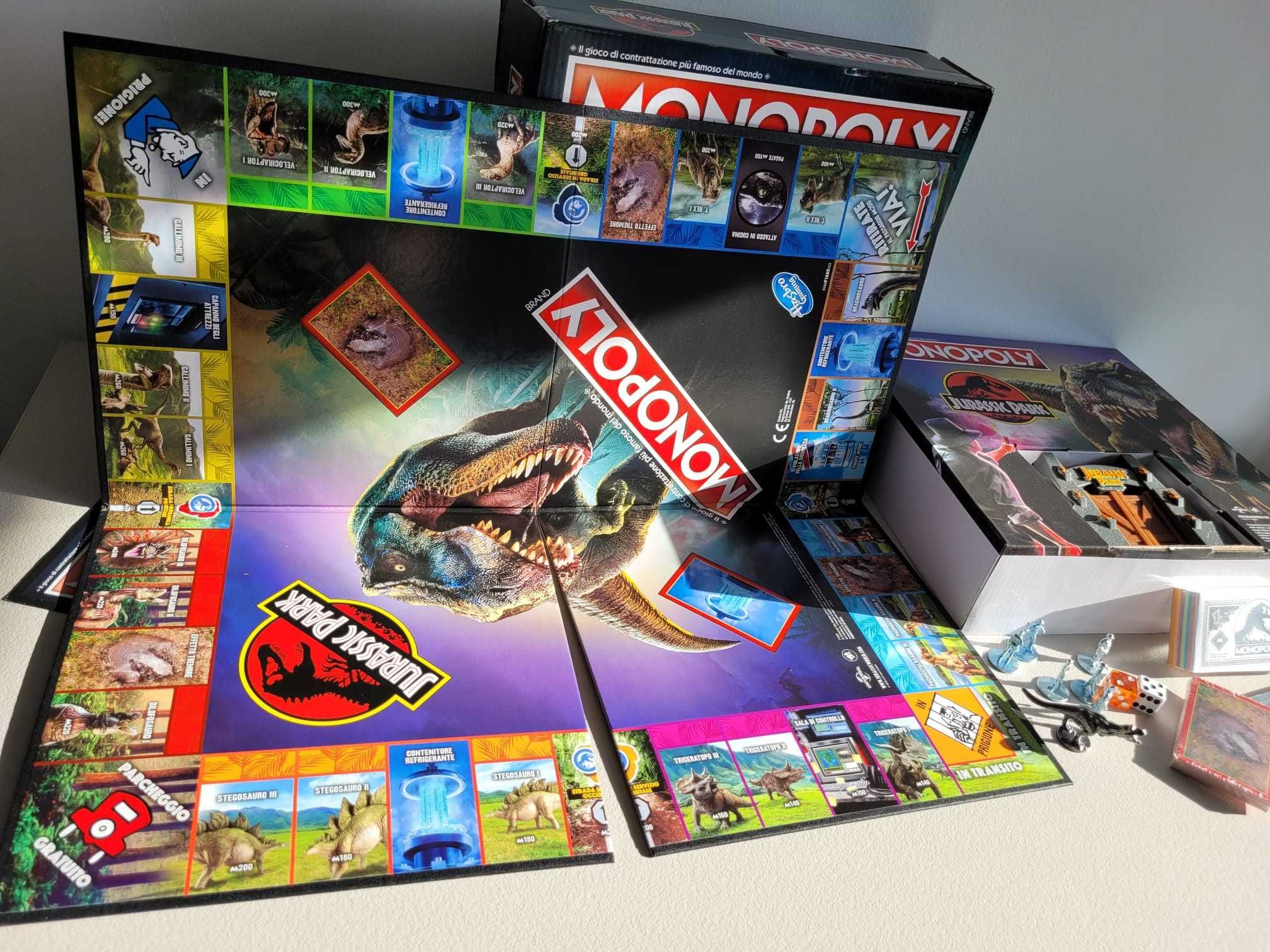 Joc de societate Monopoly: Jurassic Park - Versiune in Italiana