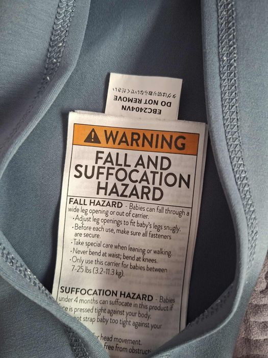 Ергономична раница Ergobaby Embrace Soft Air Mesh, Oxford Blue