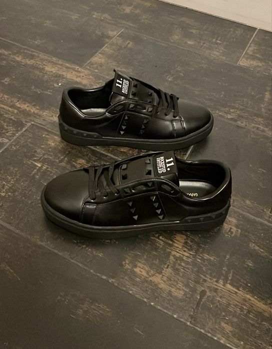 Sneakers Lux Valentino Garavani Rockstud Untitled 11 Negru (All Black)