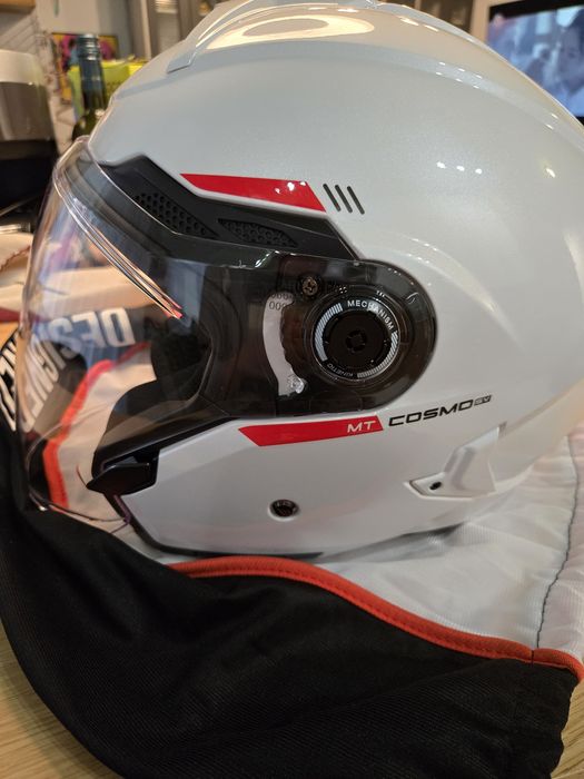 Casca moto/scuter MT Helmets Cosmo SV Solid A0 White