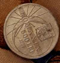 Vând monedă cu eclipsa din 1999