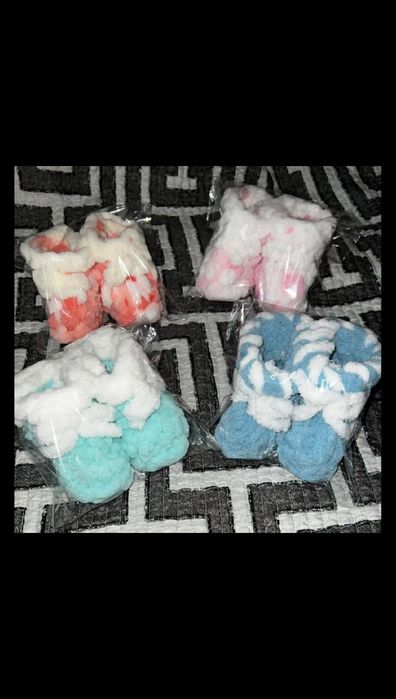 Пинетки из alize puffy .