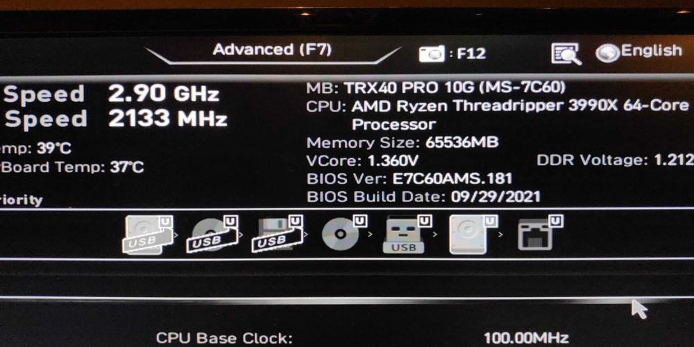 Мощен компютър AMD THREADRIPPER 3990X 64 ядки /RTX 3090 24gb/4TB/64GB