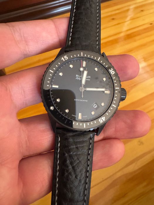 Blancpain Batyscaphe 43mm Black Ceramic
