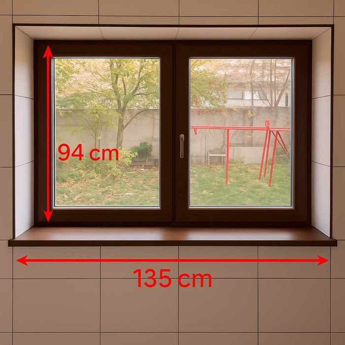 Geamuri termopan PVC –  diverse dimensiuni – 350 lei/buc