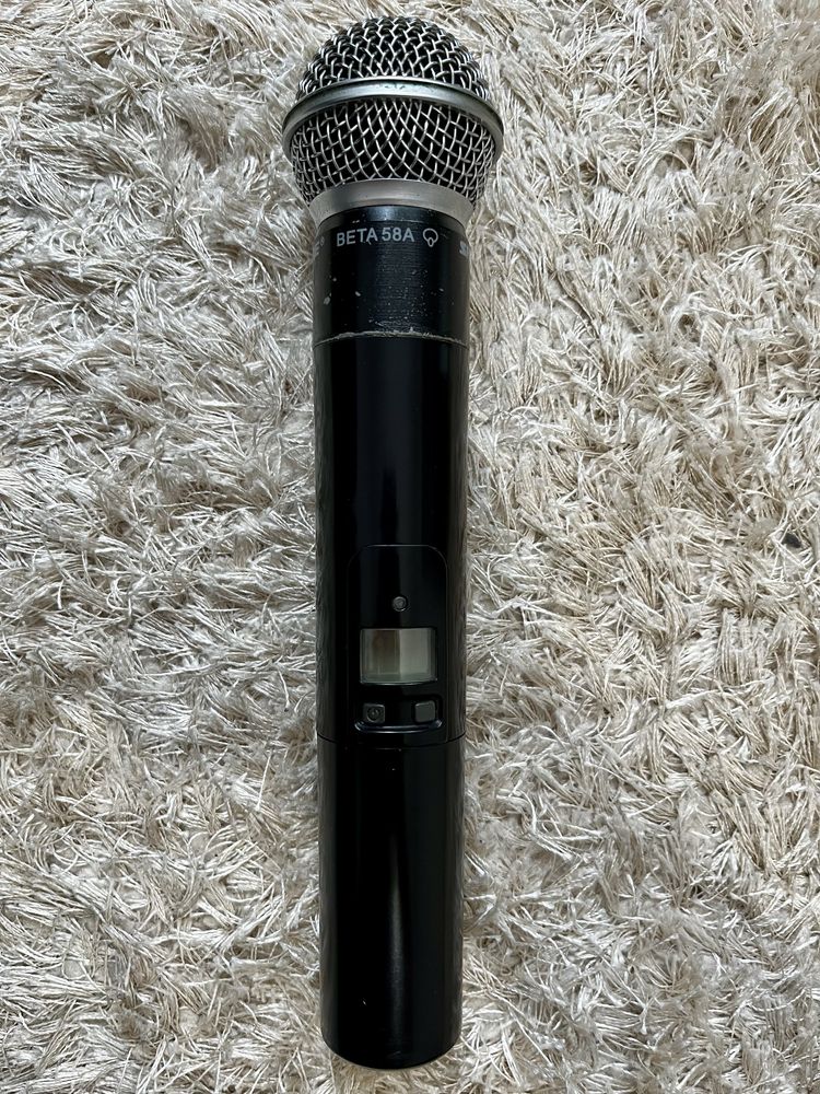 Microfon Shure SLX4 capsula Beta58A Made in Mexico