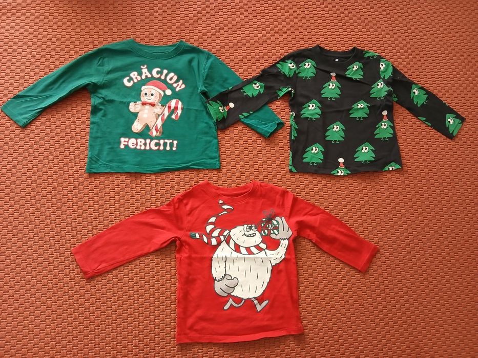 Lot hăinuțe Craciun 98/104