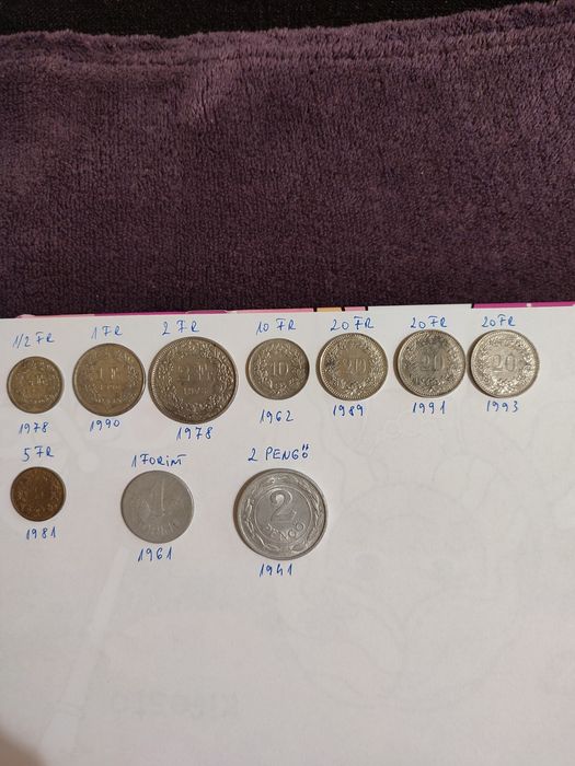 Vând monede pentru colectionari